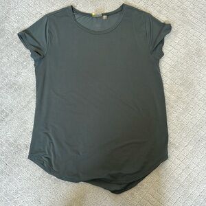 Zella dark grey crew tee